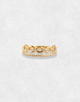 Crown Ring, Gold 18k and natural Diamonds