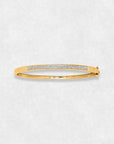 Diamond horizon gold 18k bracelet
