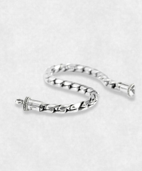 Seeds of love Sterling silver 925 bracelet open alternate view by Maison Davis