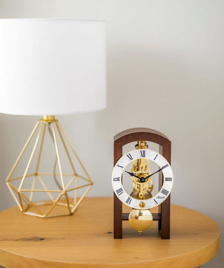 Wooden Mechanical Table Clock Interior Design