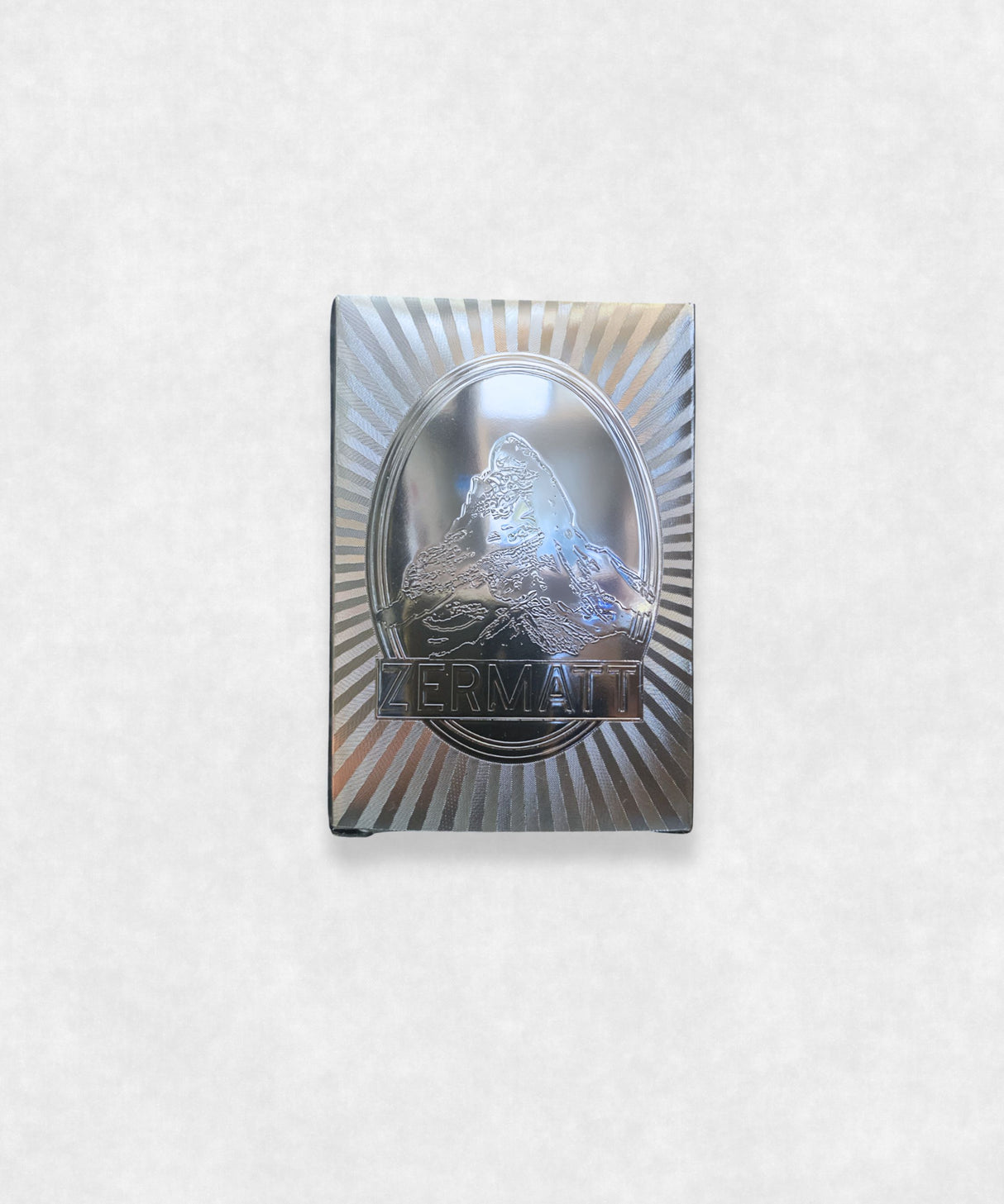 Zermatt Matterhorn Original Luxury Playing Cards Siver Deck made by Maison Davis