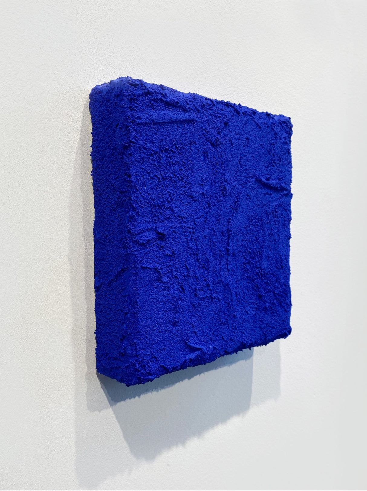 Interior design cobalt brick art