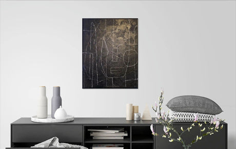 Charcoal Faces by Maryse Ceha - Painting