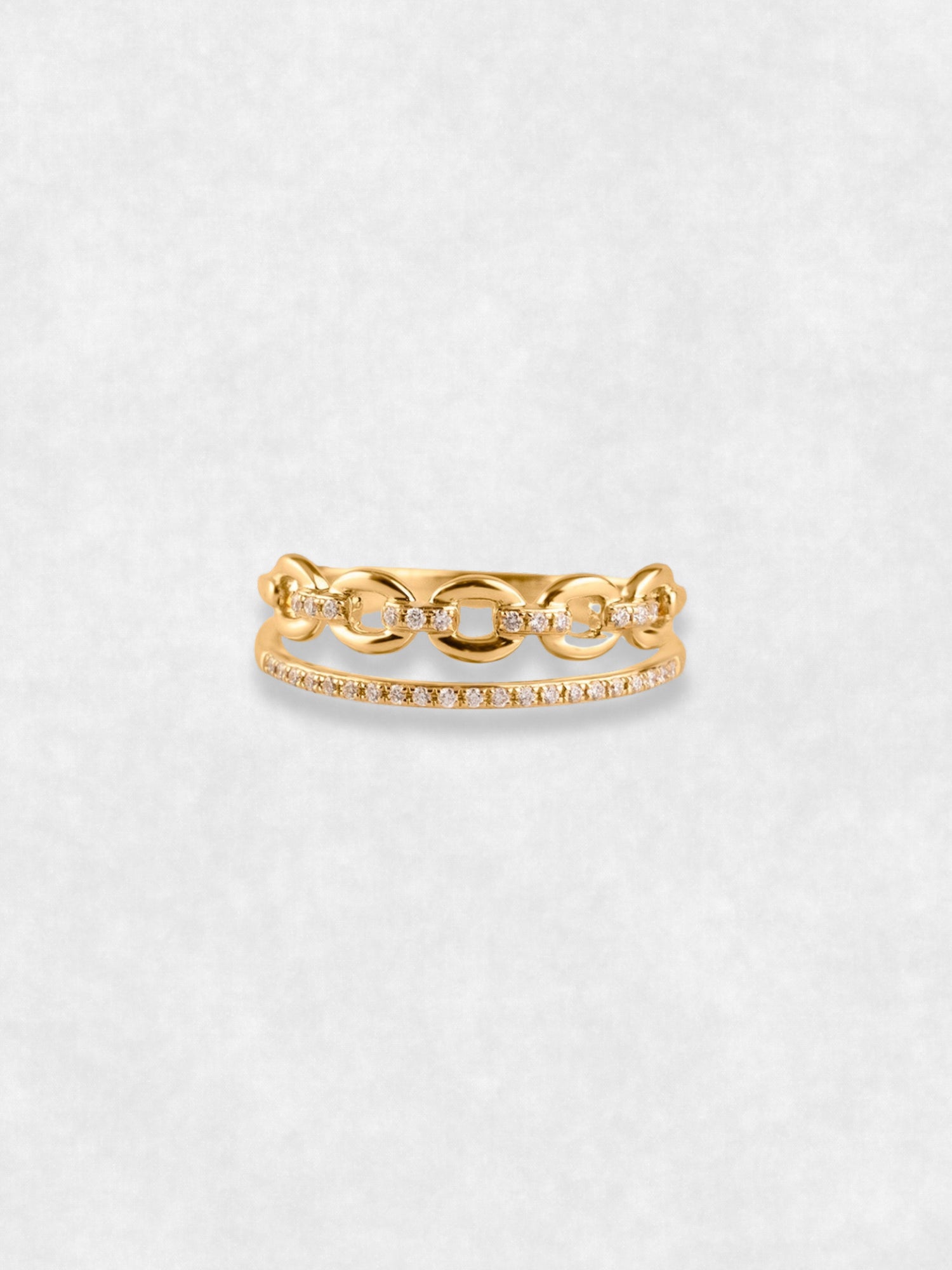Crown Ring, Gold 18k and natural Diamonds