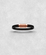 Double Bracelet Gladius, Red Gold. Monolock