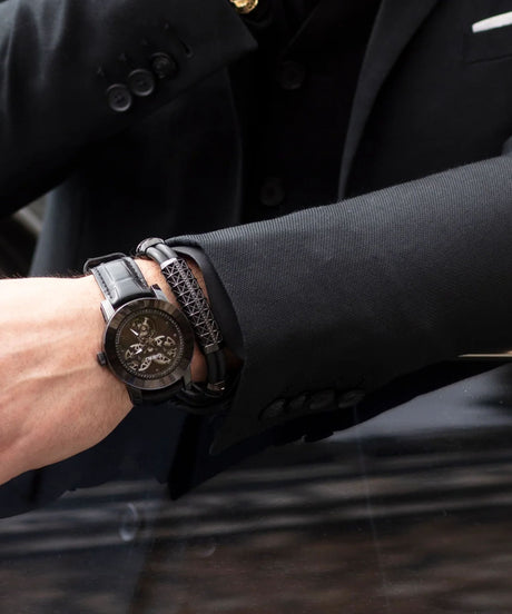 WHITE GOLD COATED BRACELET