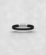 Double Bracelet Gladius, White Gold. Monolock, 32 Diamonds