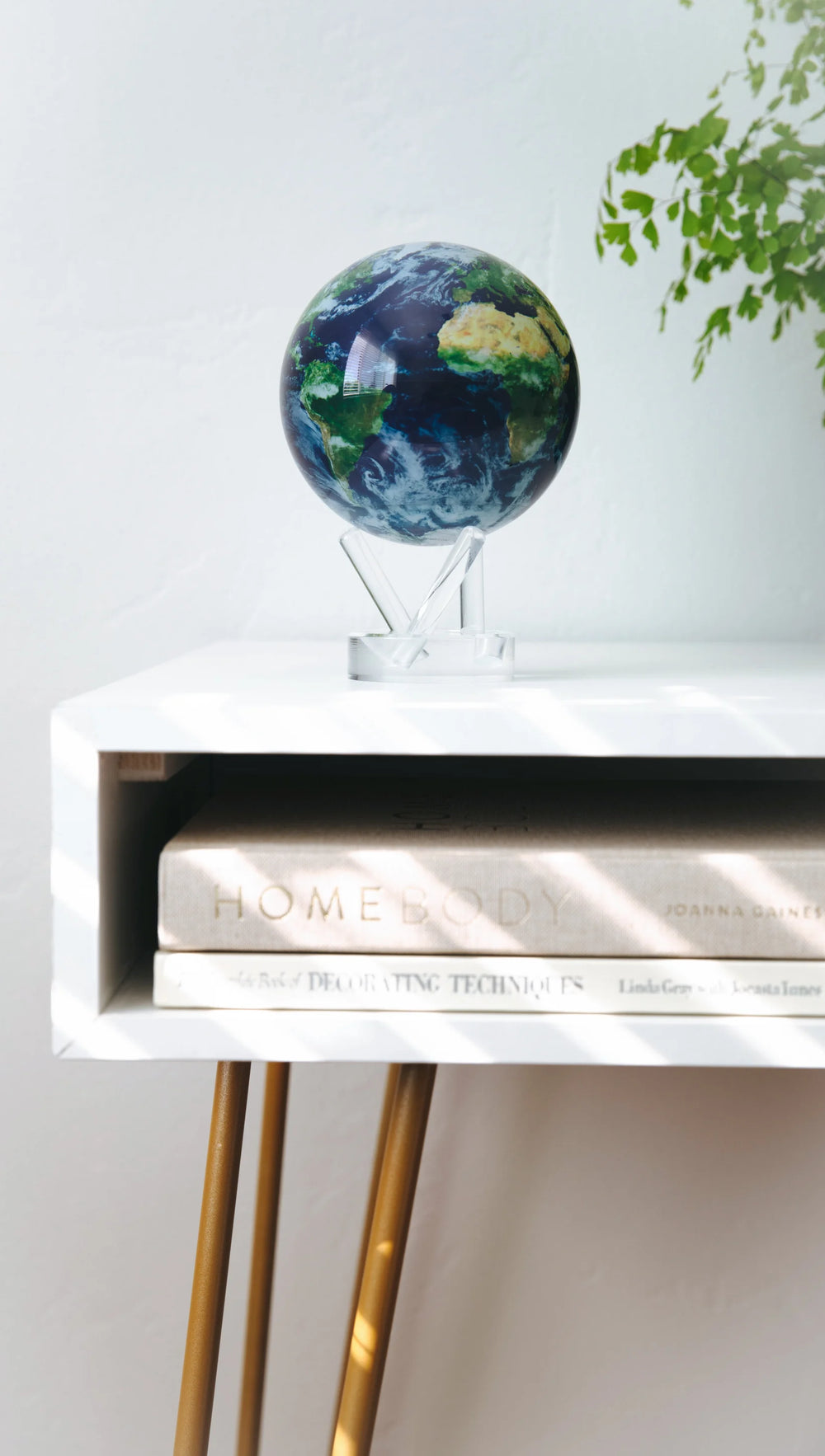 EARTH GLOBE ROTATING HOME INTERIOR
