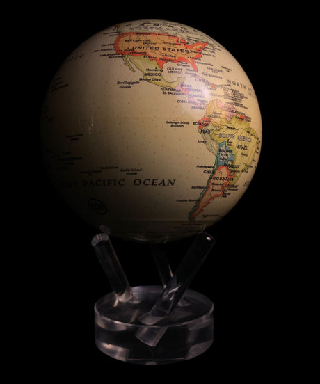 Globe Map dark background