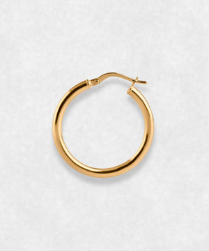 Hoops Earrings 18k Gold Maison Davis 20mm model 