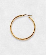 Hoops Earrings 18k Gold Maison Davis 35mm model 