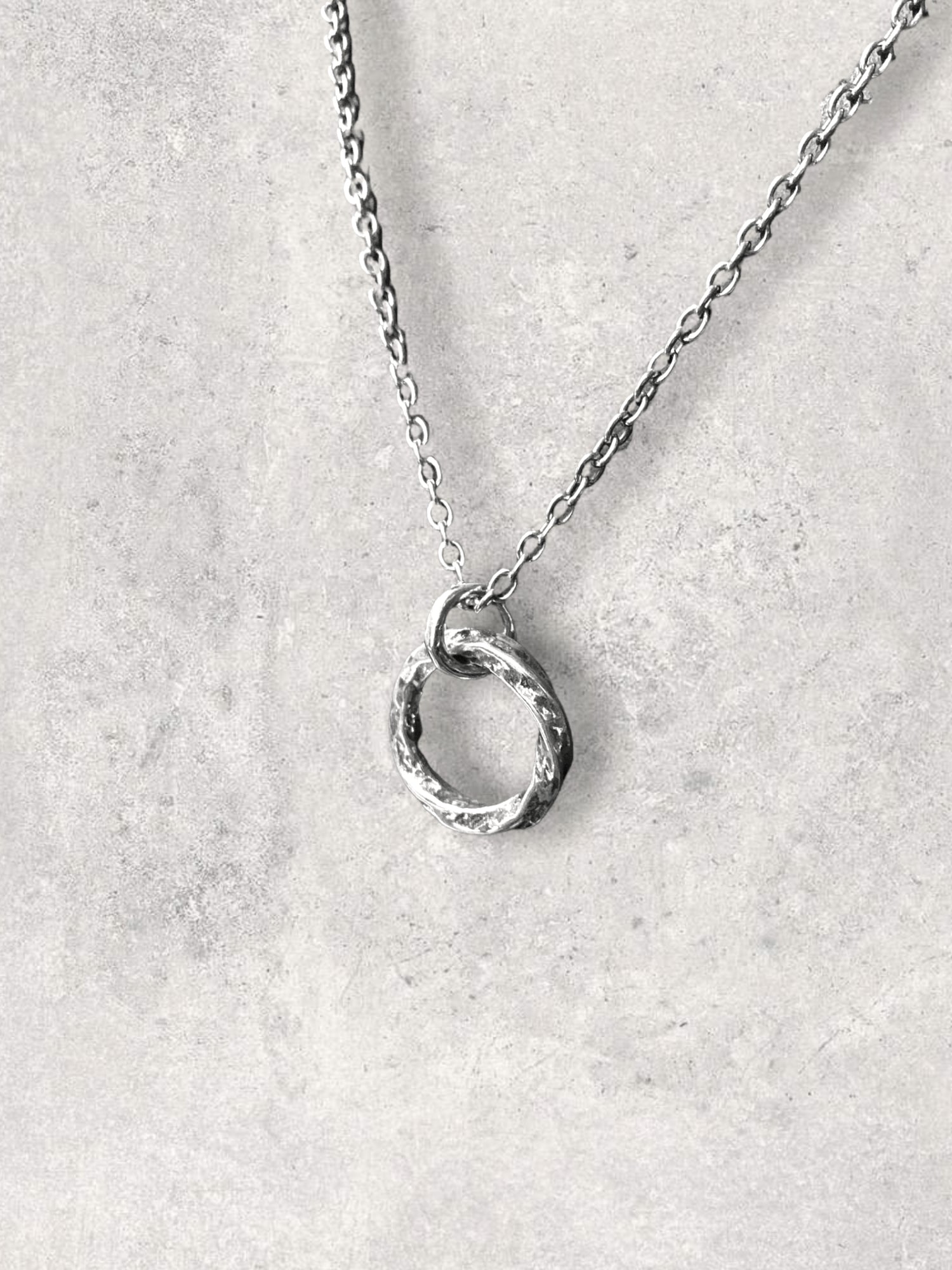 Infinite Loop Pendant and Necklace Sterling Silver 925 Jewelry by Maison Davis
