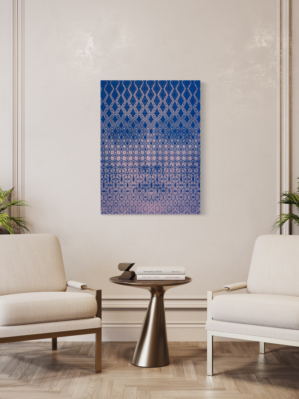 Lee Wagstaff Induce Reduce on wall painting