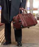 Maison Davis Trolley Leather Bag Suit