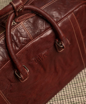 Maison Davis Trolley Leather Bag Zoom View