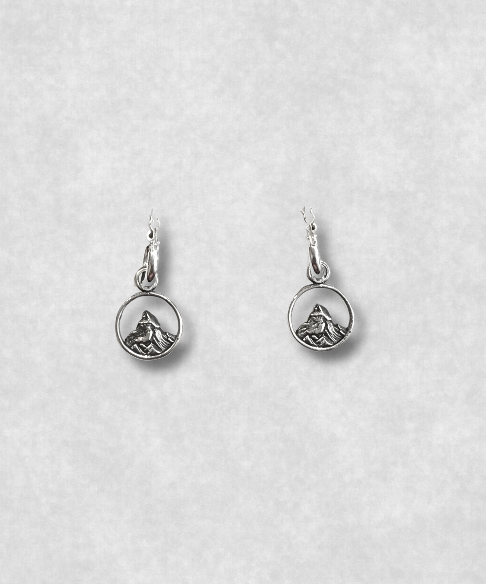 MATTERHORN EARRINGS STERLING SILVER MOUNTAIN INSPIRED JEWELERY