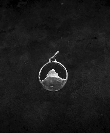 Matterhorn Pendant Back Sterling Silver Back