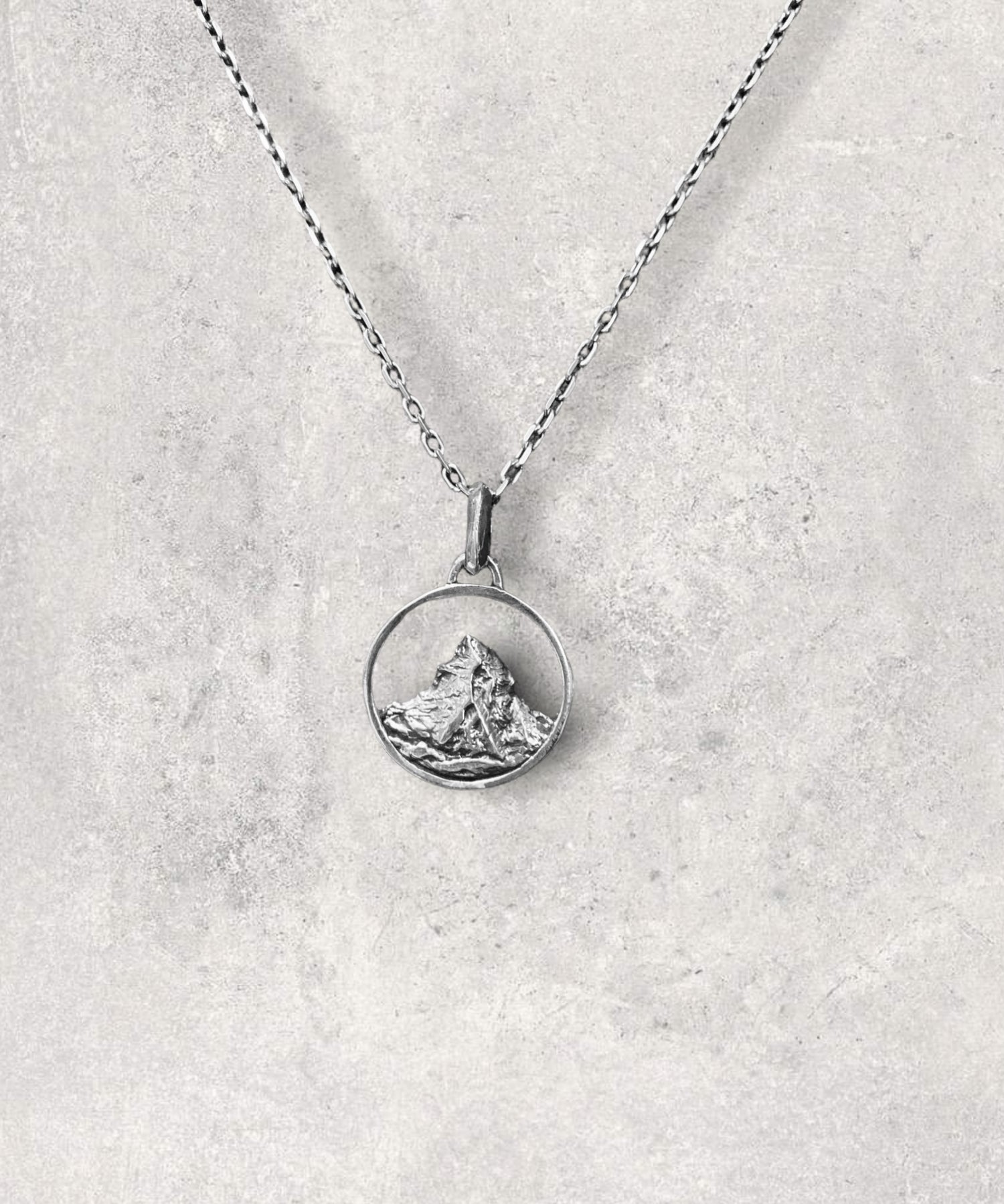 Matterhorn Pendant and Necklace Sterling Silver 