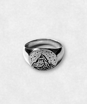Matterhorn Signet Ring Sterling Silver