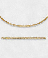 Osiris Collection - Necklace and Bracelet 18k Gold Jewelery