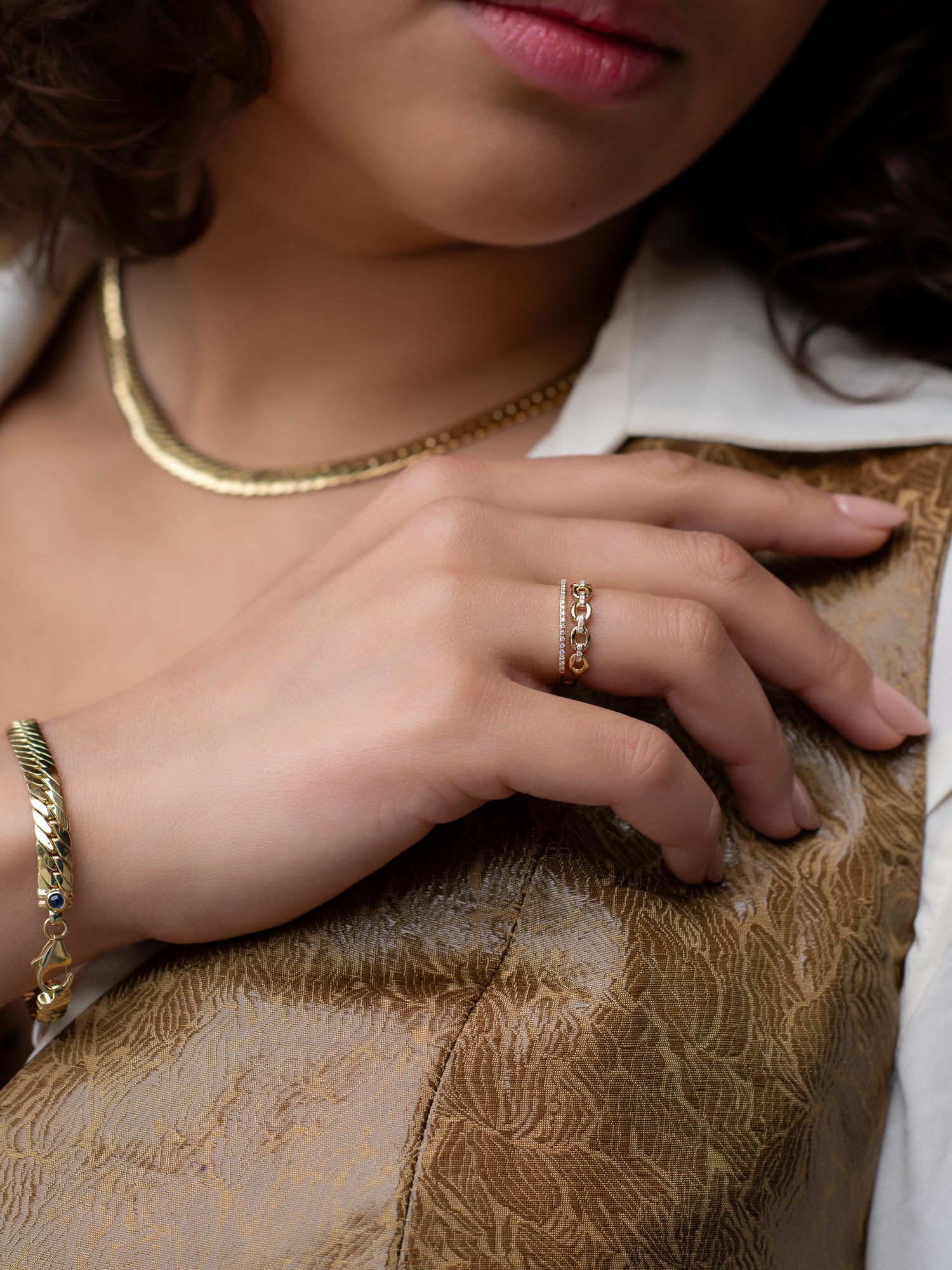 Osiris Collection, Bracelet and Necklace shooting with our Model