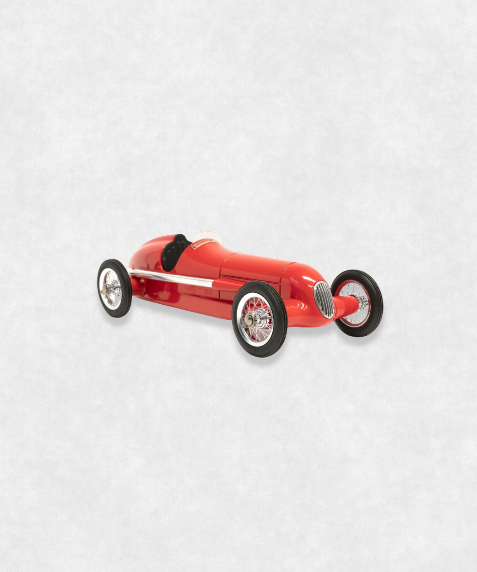 RED RACE CAR FRONT LEFT