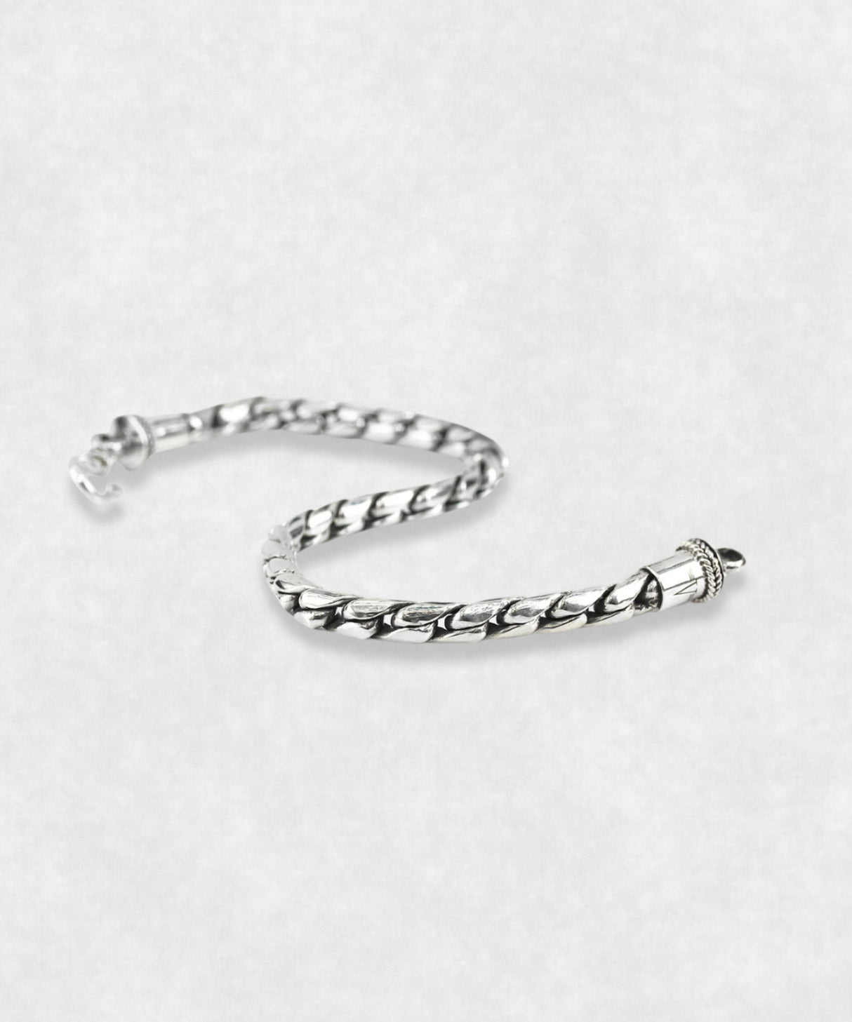 Seeds of love Sterling silver 925 bracelet open view by Maison Davis