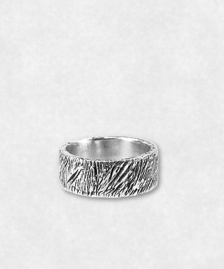 Stripes Sterling Silver Ring by Maison Davis