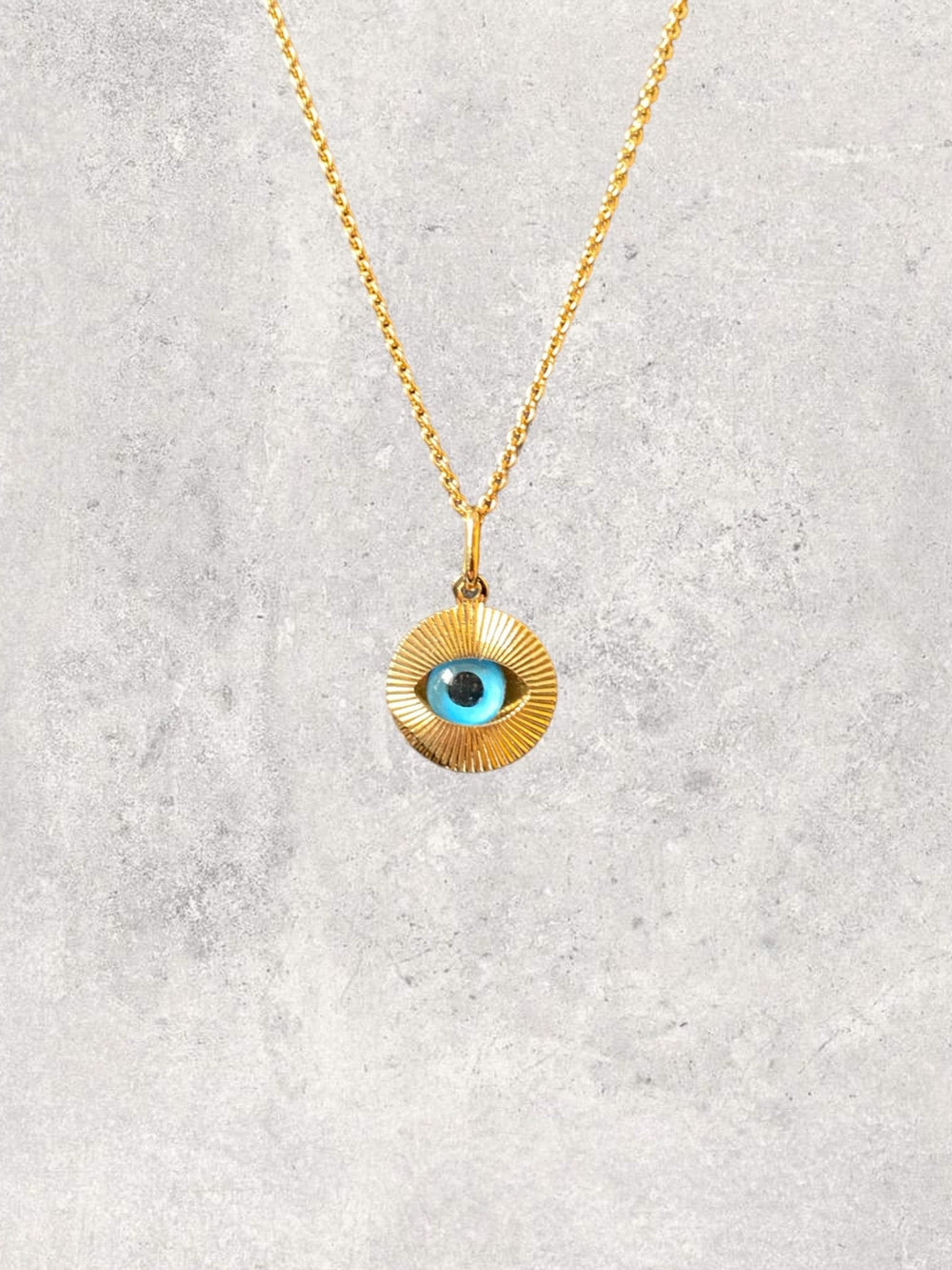 The Eye Gold 18k Jewelry Pendant and Chain - Maison Davis