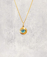 The Eye Gold 18k Jewelry Pendant and Chain - Maison Davis