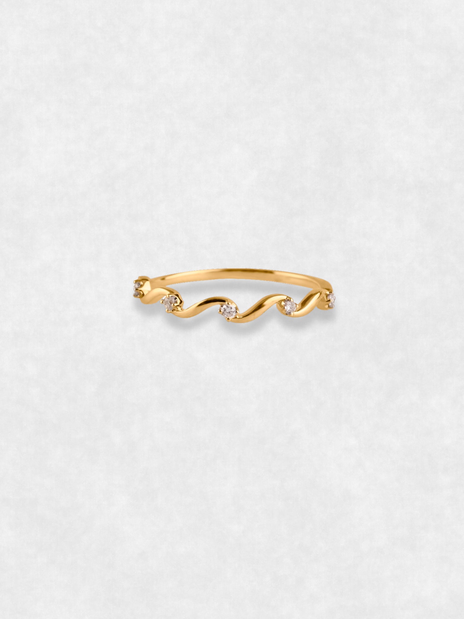The Wave, Gold 18k With Natural and Ethical Diamonds