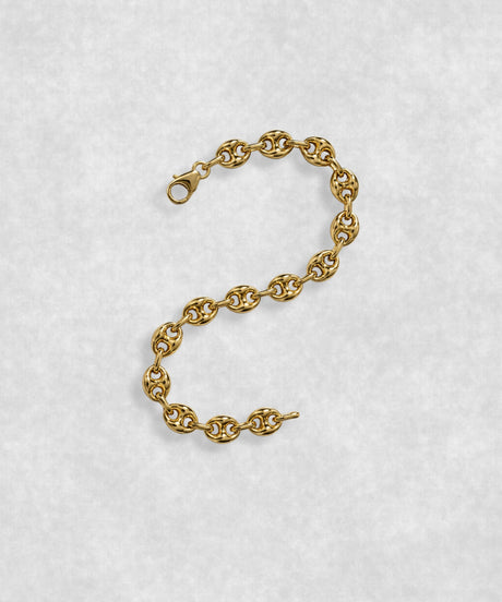 GOLDENES KAFFEEBOHNEN-ARMBAND