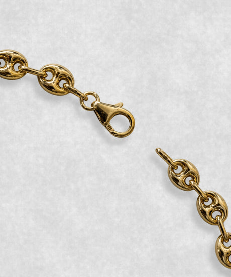 GOLDENES KAFFEEBOHNEN-ARMBAND