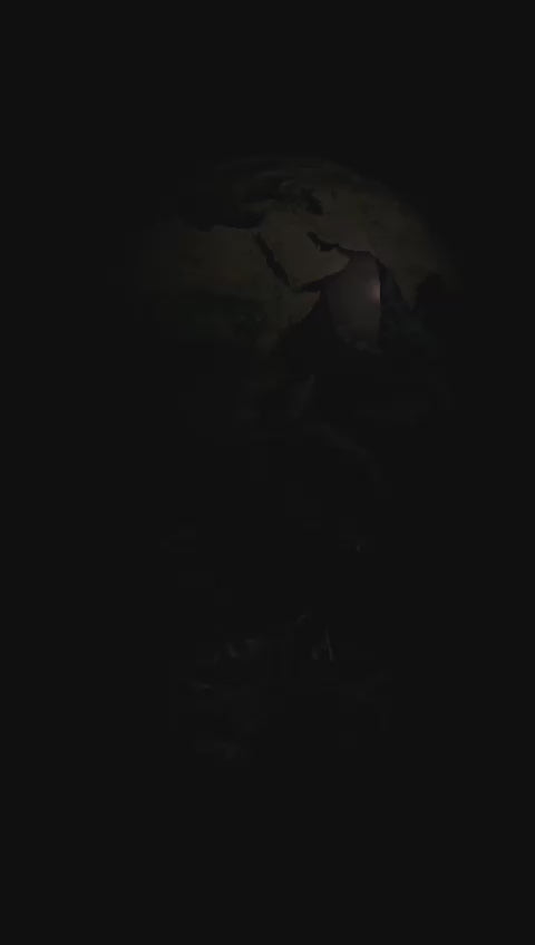 VIDEO EARTH GLOBE SPINNING