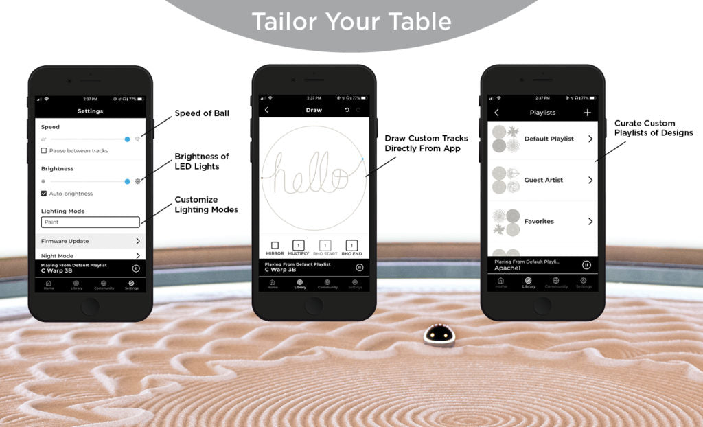 Sand Stand - Kinetic Art Drawing - Davis Concept Store